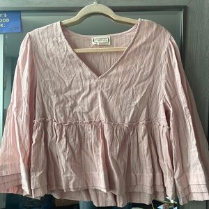 Pink Babydoll Blouse